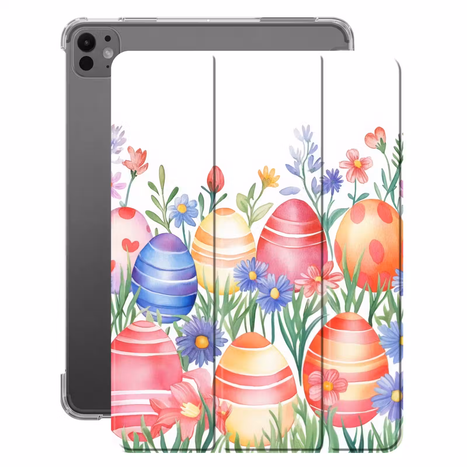 iPad-Hülle - Blumengarten - Bunt - Eier — 1