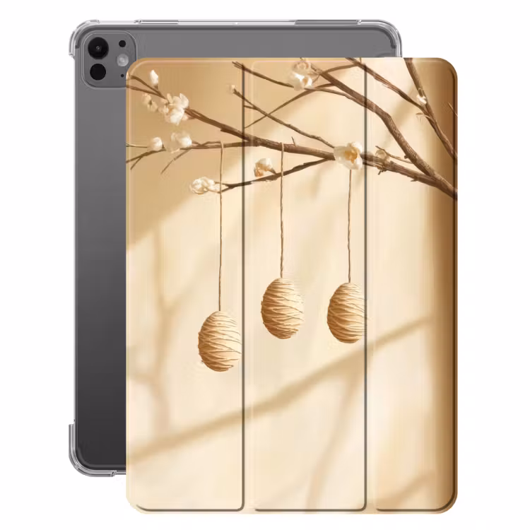 iPad-Hülle - Beige - Osterkuchen - Eier — 1