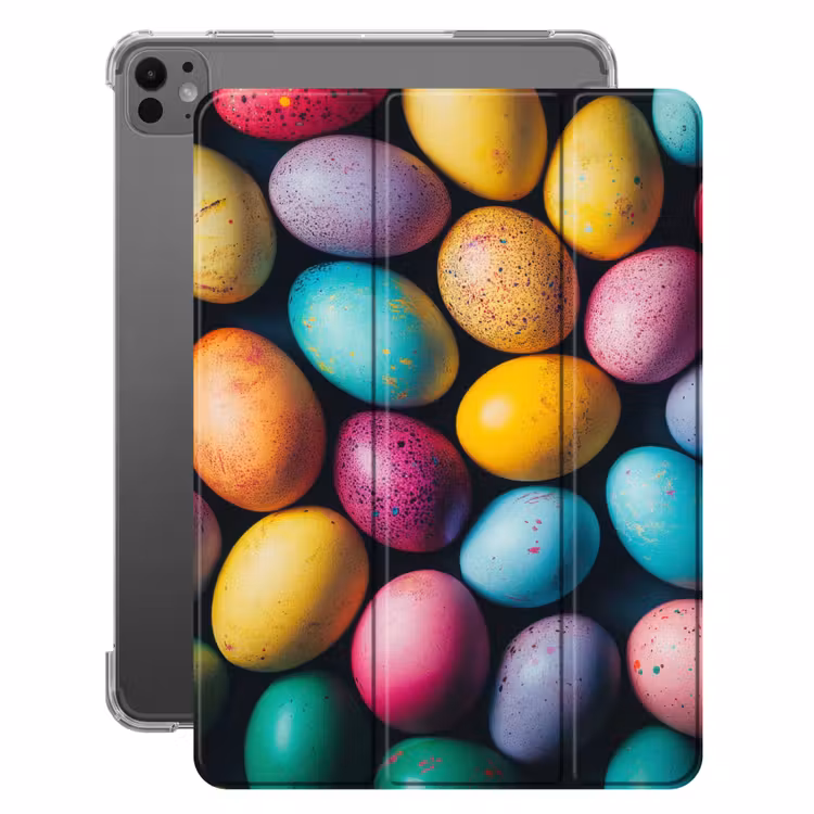 iPad-Hülle - Bunt - Ostereier - Spritzer — 1