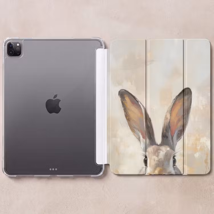 iPad-Hülle - Hase - Ohren - Braun — 6