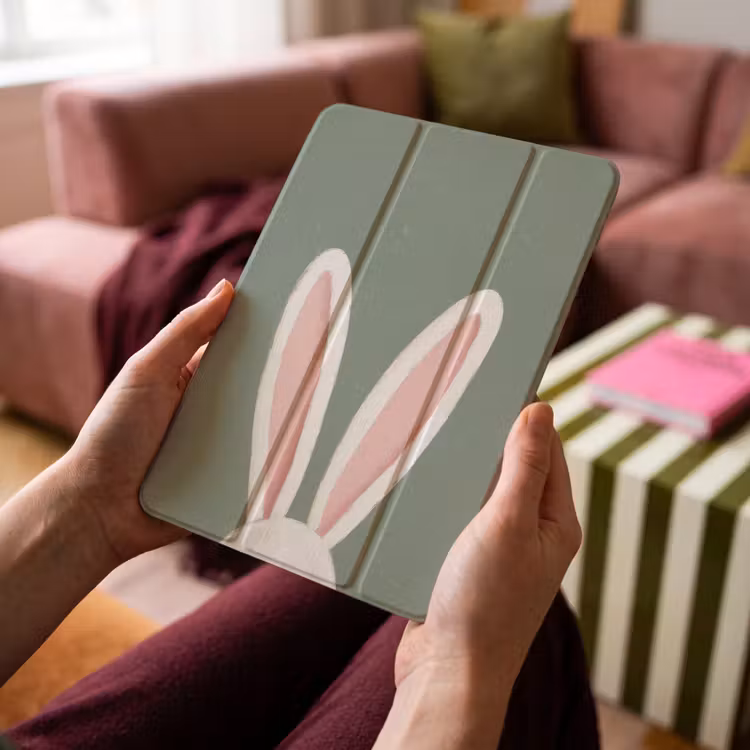 iPad-Hülle - Hasen - Ohren - Rosa — 4