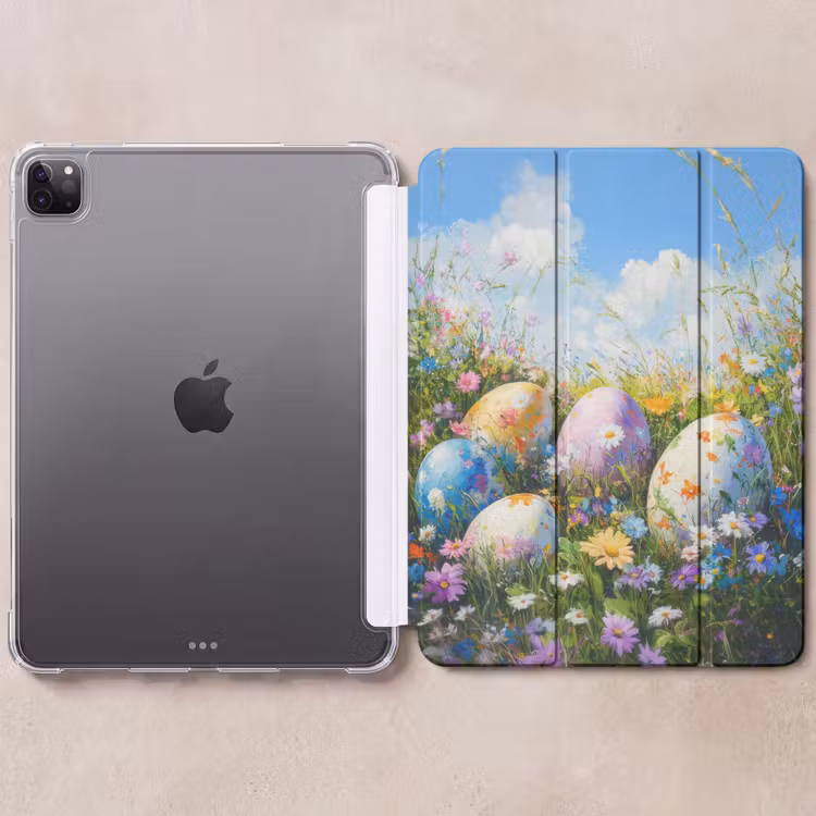 iPad-Hülle - Rasen - Eier - Blumen — 6