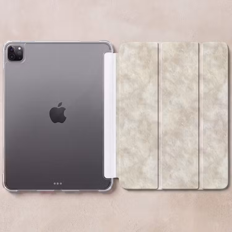 iPad-Hülle - Beige - Reliefstruktur - Naturstein — 6