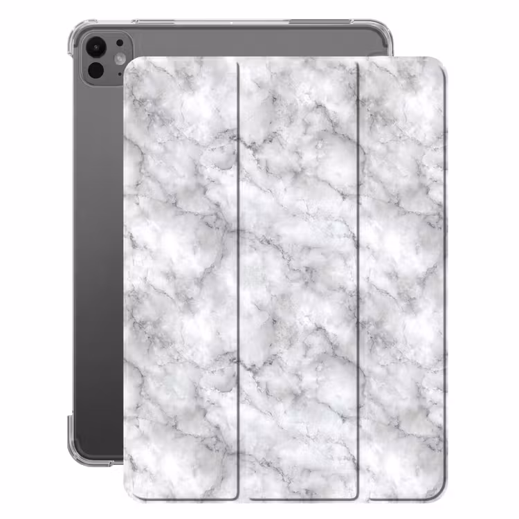 iPad-Hülle - Grau - Marmor - Klassisch - Adern — 1