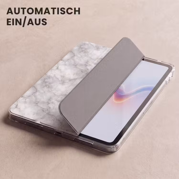 iPad-Hülle - Grau - Marmor - Klassisch - Adern — 5