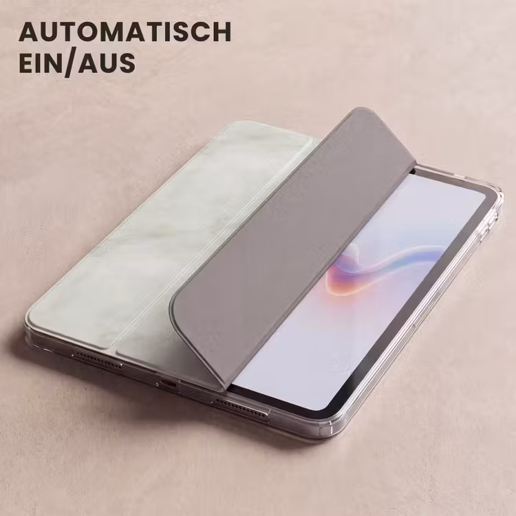 iPad-Hülle - Grün - Marmor - Fließende Adern — 5