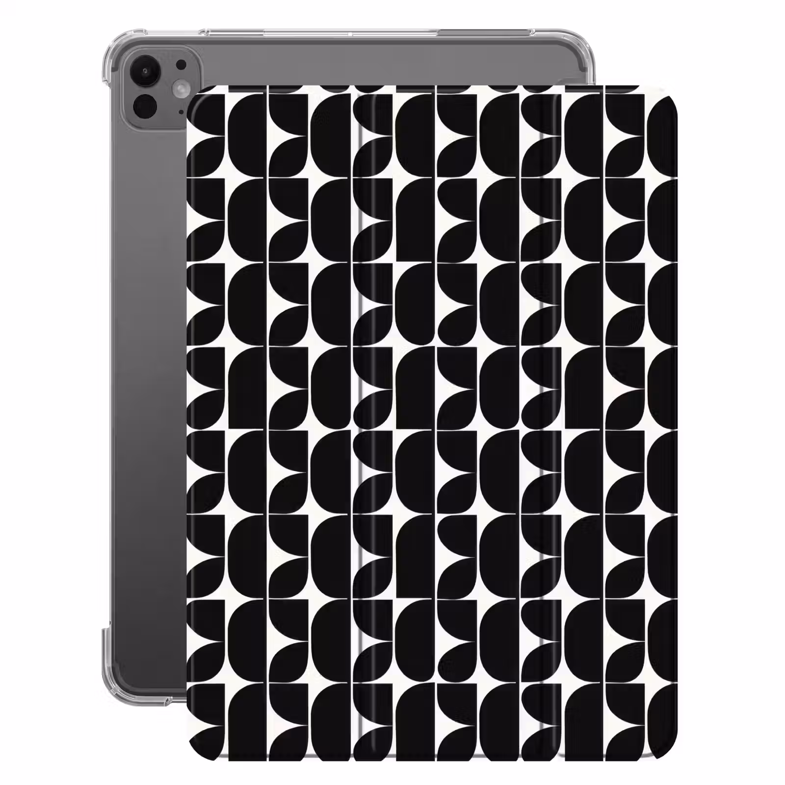 iPad-Hülle - Modern - Geometrisch - Schwarz — 1
