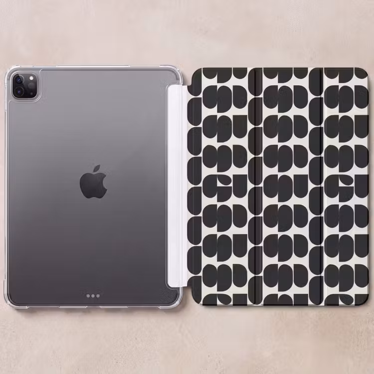 iPad-Hülle - Modern - Gemustert - Schwarz — 6