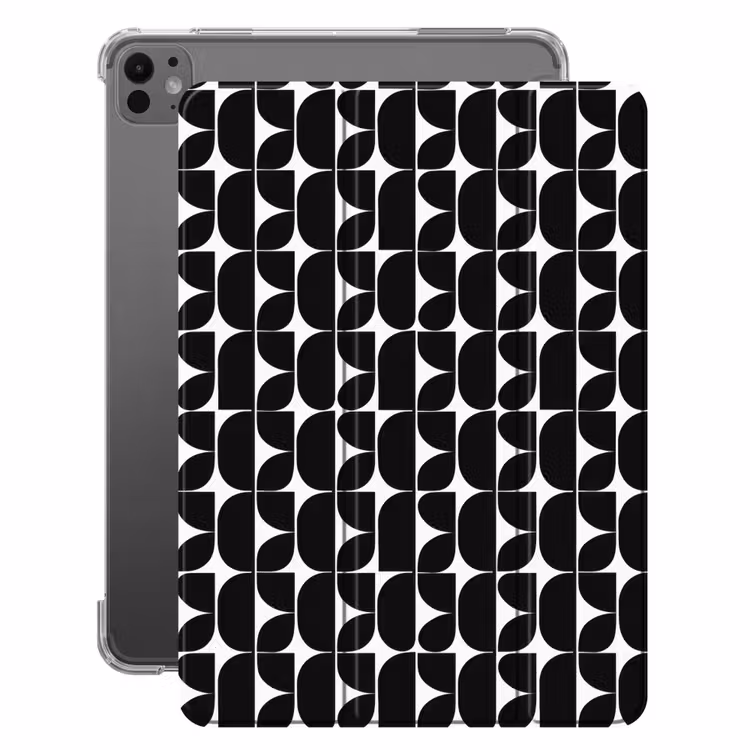 iPad-Hülle - Modern - Geometrisch - Schwarz — 1