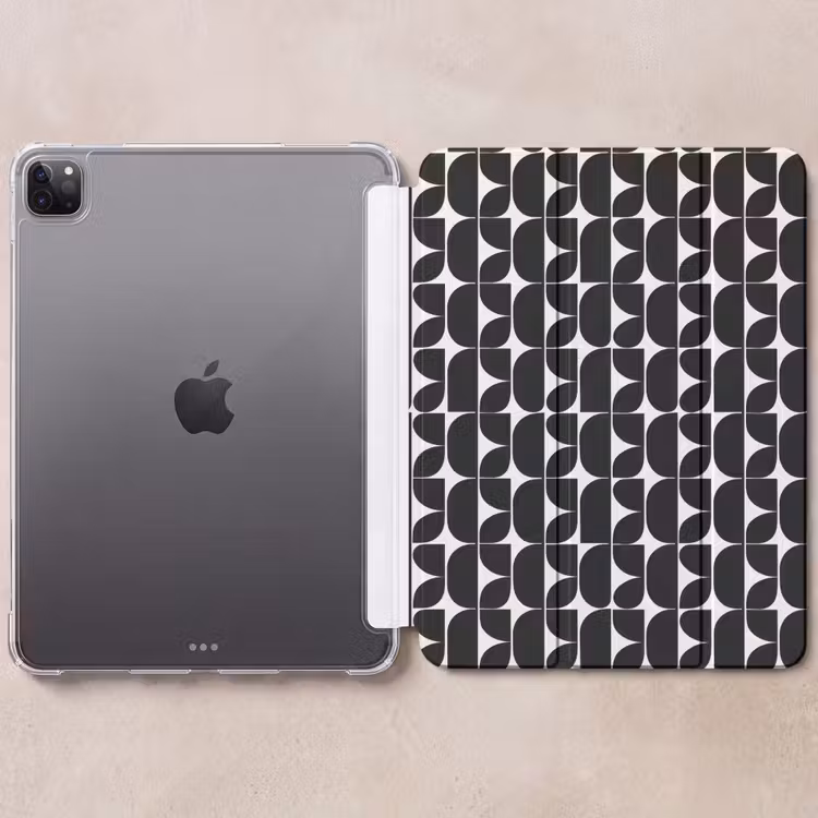 iPad-Hülle - Modern - Geometrisch - Schwarz — 6
