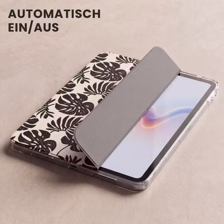 iPad-Hülle - Modern - Monstera - Schwarz — 5