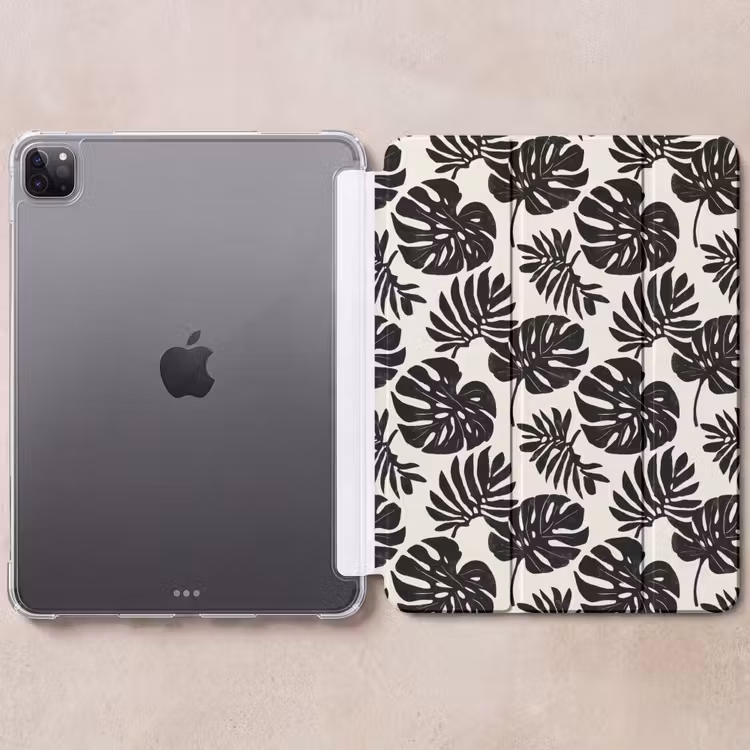 iPad-Hülle - Modern - Monstera - Schwarz — 6