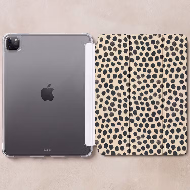 iPad-Hülle - Polka dots - Muster - Schwarz — 6