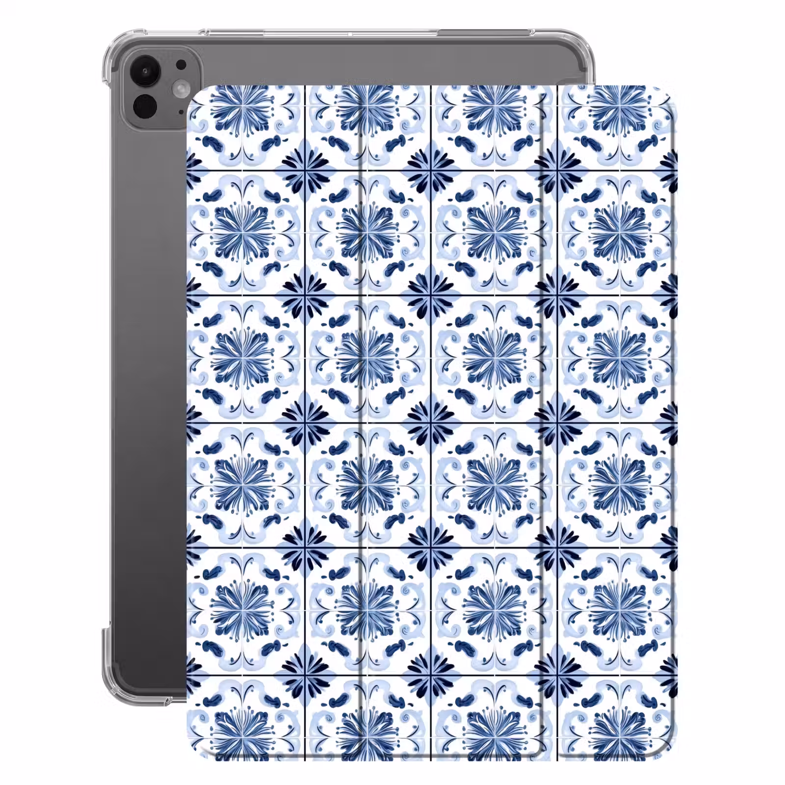 iPad-Hülle - Muster - Fliese - Blau — 1