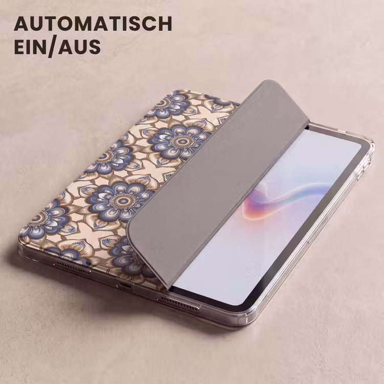 iPad-Hülle - Floral - Ornament - Blau — 5