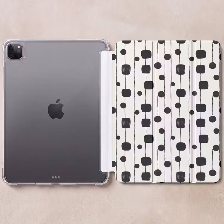 iPad-Hülle - Grafik - Modern - Schwarz — 6