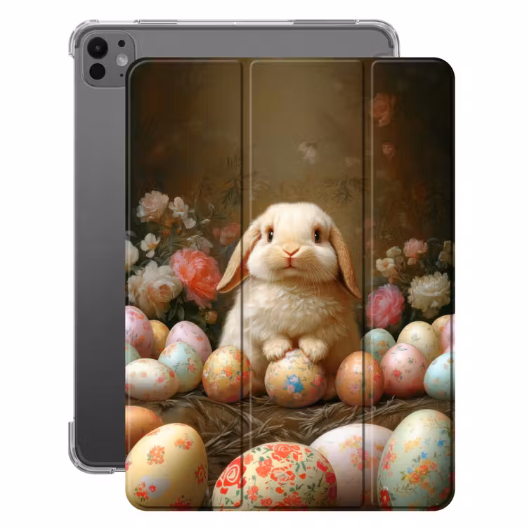 iPad-Hülle - Kaninchen - Ostereier - Stilleben — 1