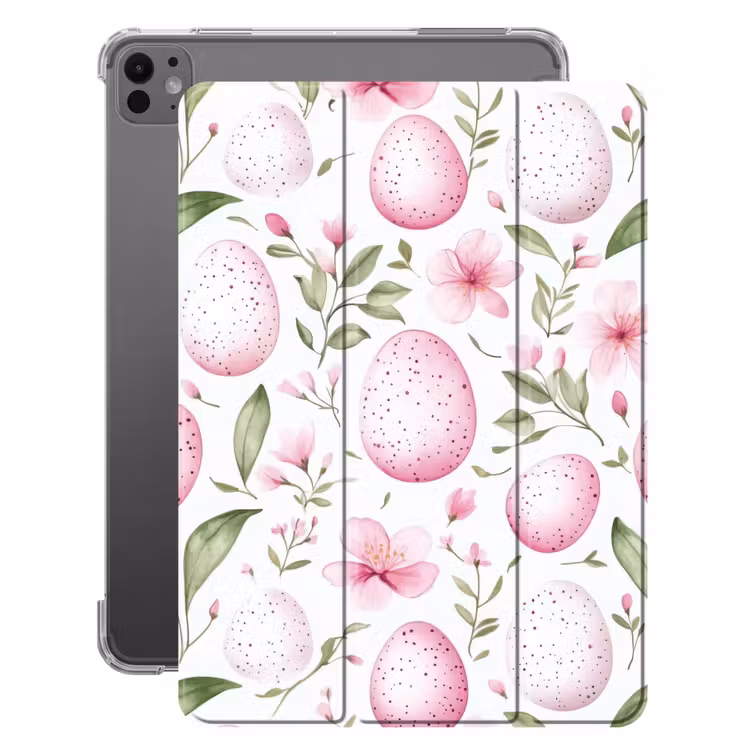 iPad-Hülle - Muster - Eier - Rosa - Ostern — 1