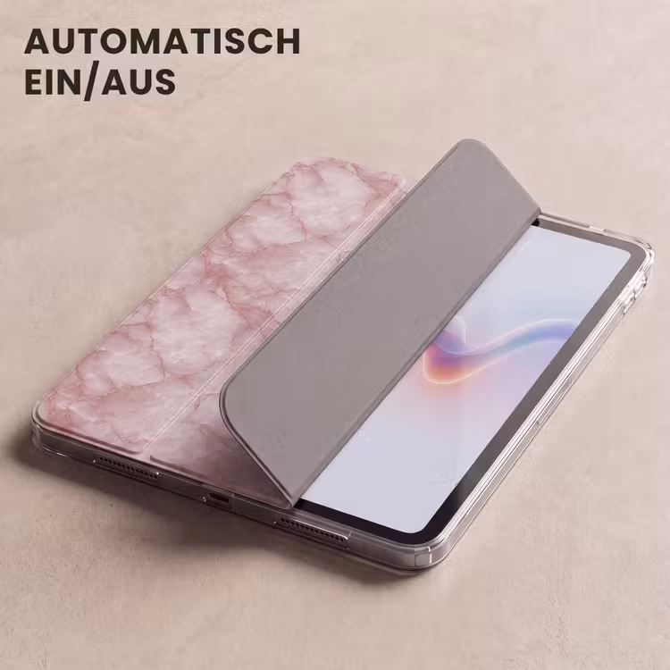 iPad-Hülle - Rosa - Quarzmarmor - Adern — 5