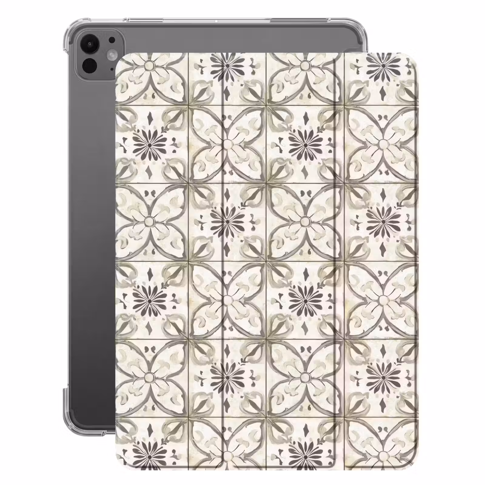 iPad-Hülle - Antik - Fliese - Beige — 1