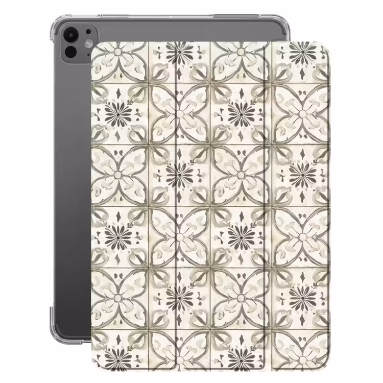 iPad-Hülle - Antik - Fliese - Beige — 1
