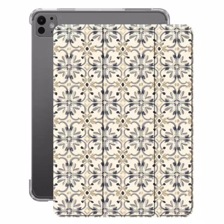 iPad-Hülle - Geblümt - Gemustert - Farbenfroh — 1
