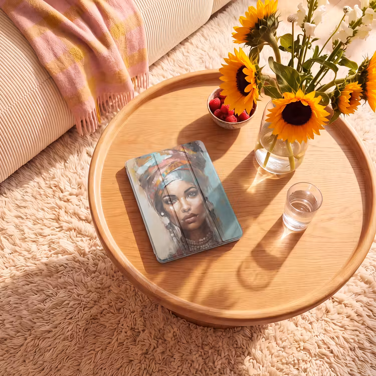 iPad-Hülle - Frau - Kunst - Schmuck - Porträt — 2