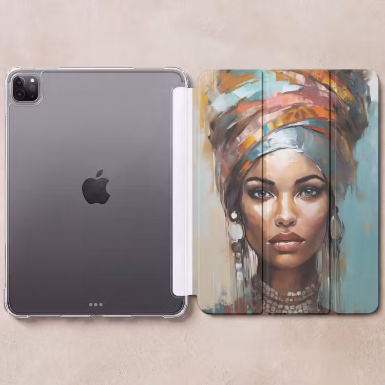 iPad-Hülle - Frau - Kunst - Schmuck - Porträt — 6