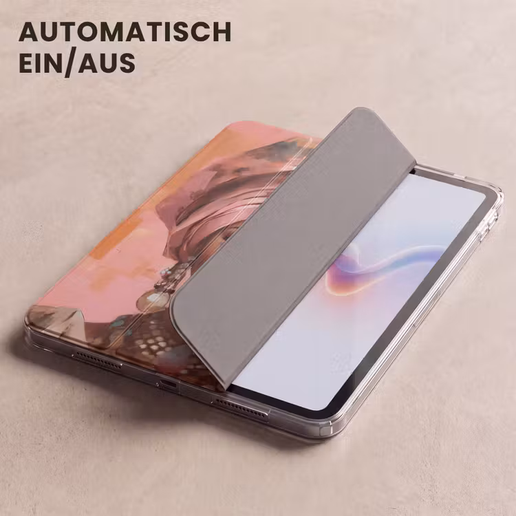 iPad-Hülle - Kunst - Frau - Rosa - Schmuck - Porträt — 5