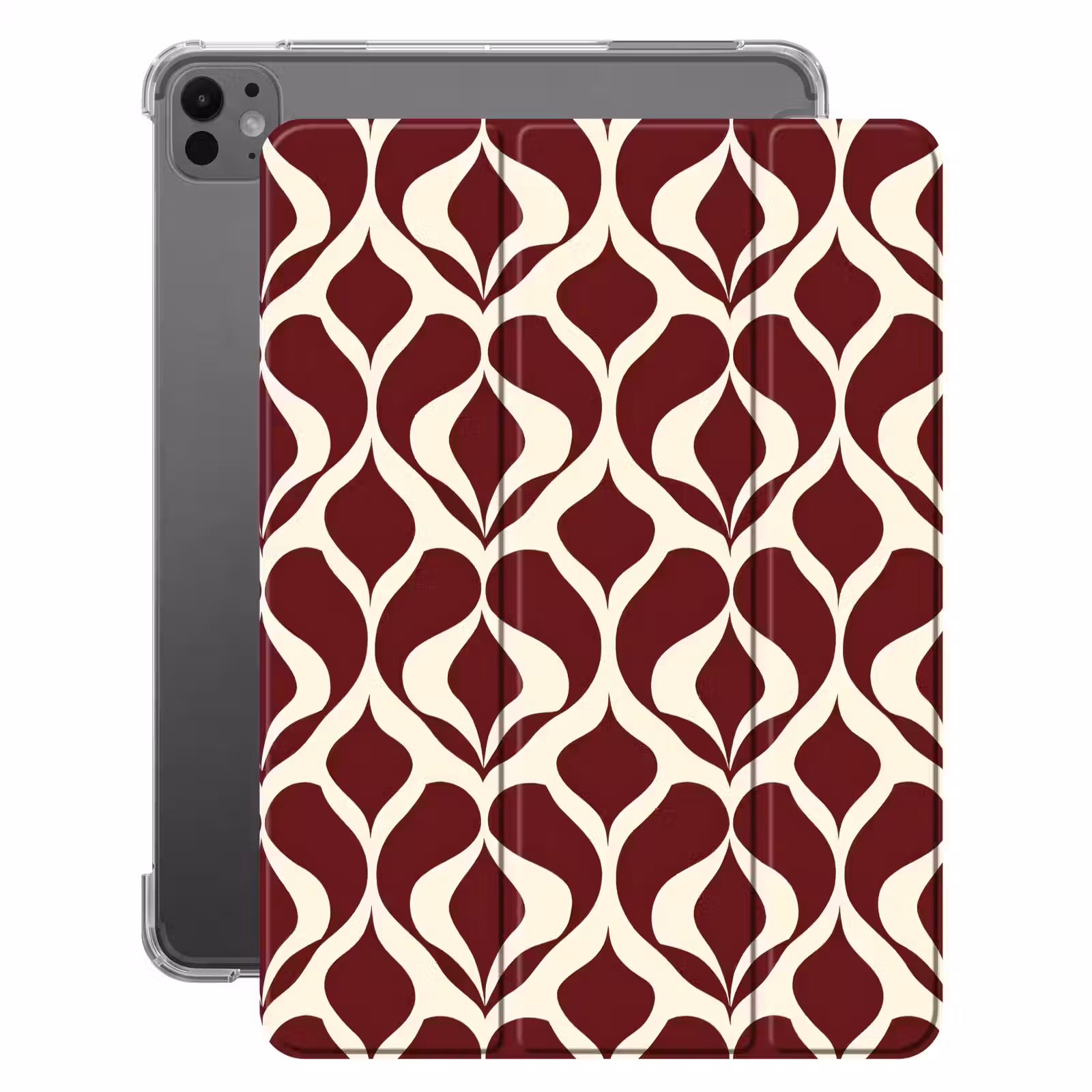iPad-Hülle - Rot - Tropfenmuster - Grafik — 1