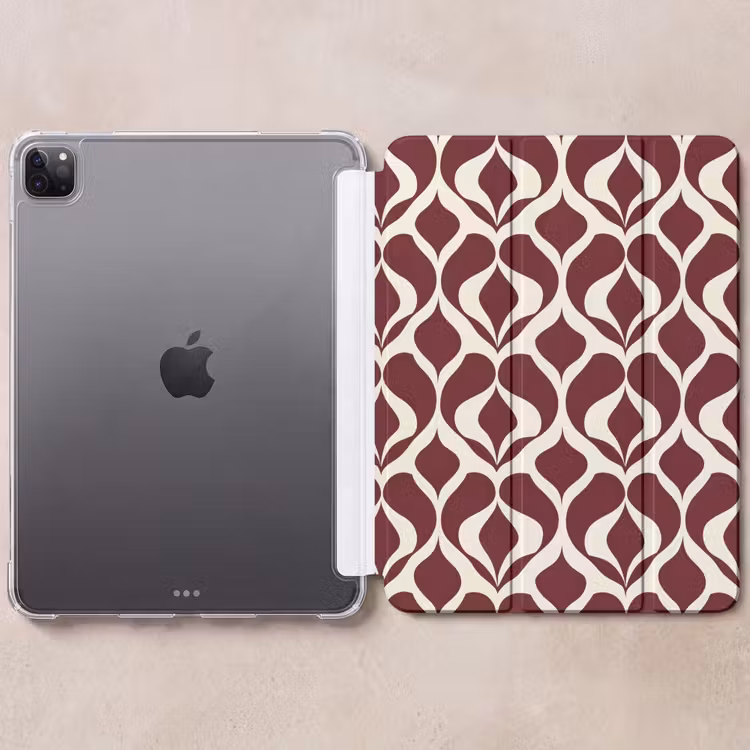 iPad-Hülle - Rot - Tropfenmuster - Grafik — 6