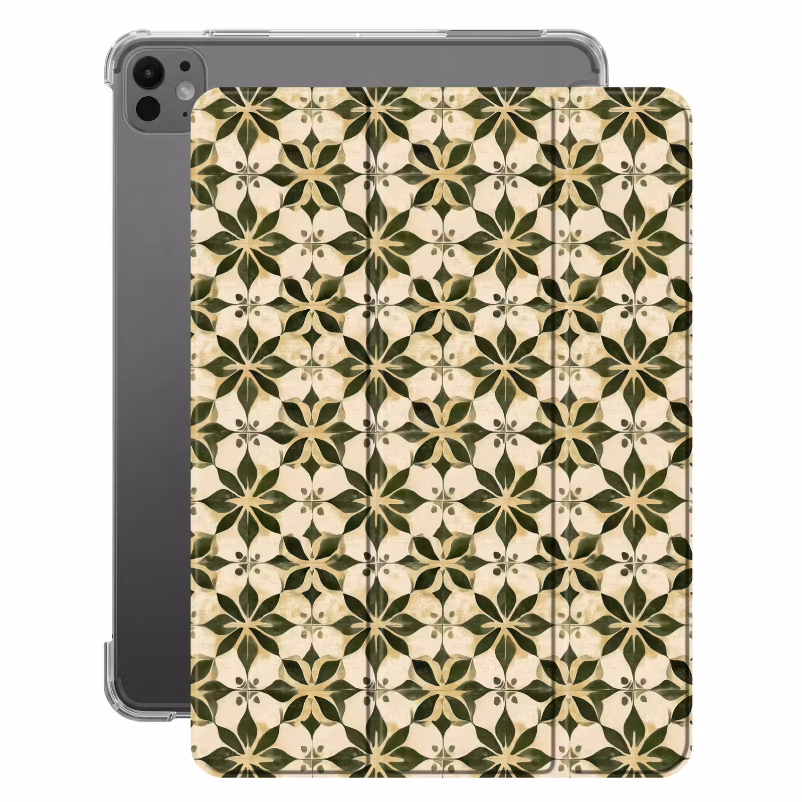 iPad-Hülle - Fliese - Muster - Grün — 1