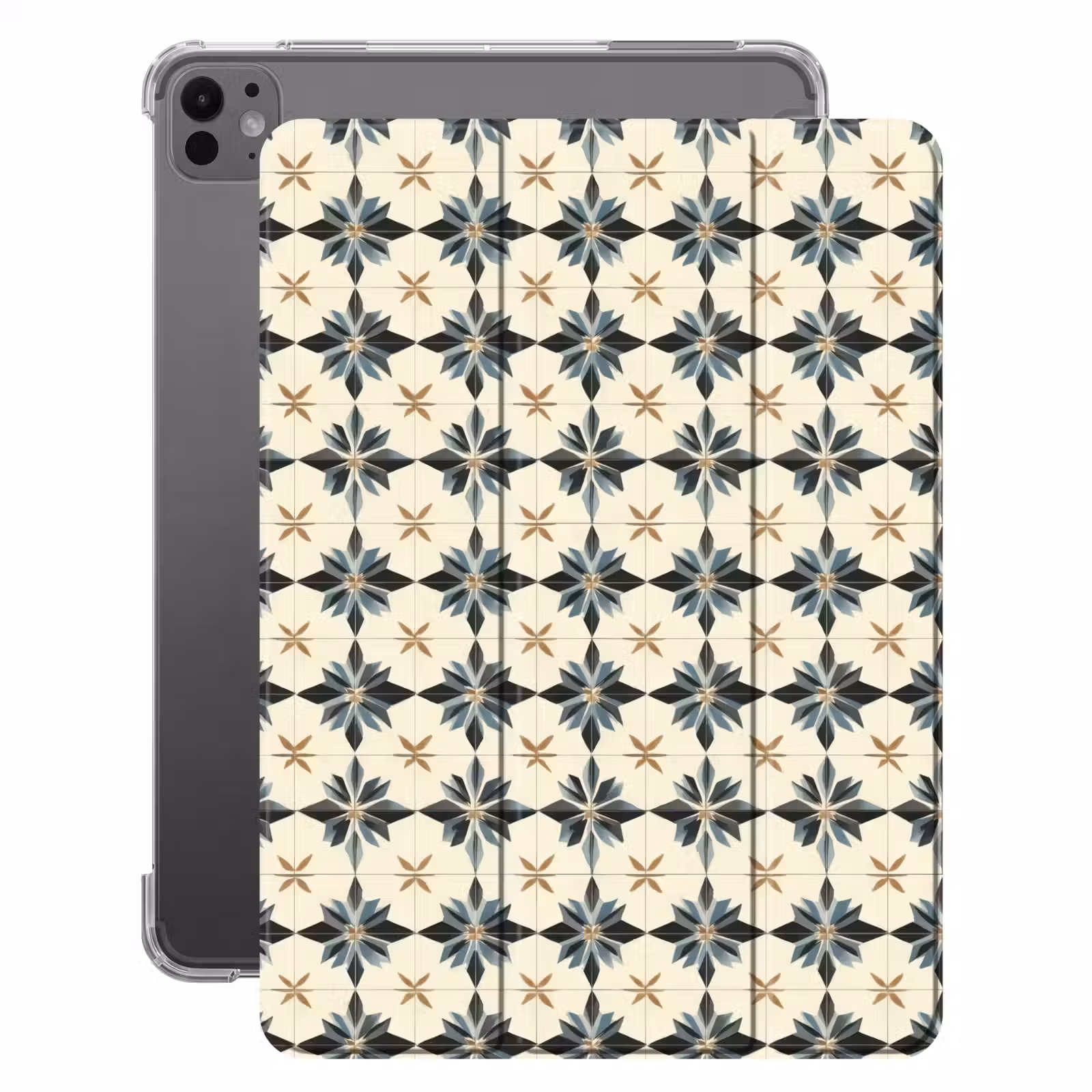 iPad-Hülle - Ornamental - Ornament - Blau — 1