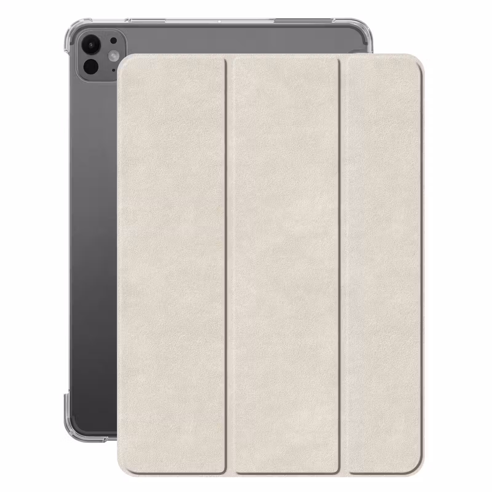 iPad-Hülle - Sandfarben - Modern - Glatt — 1