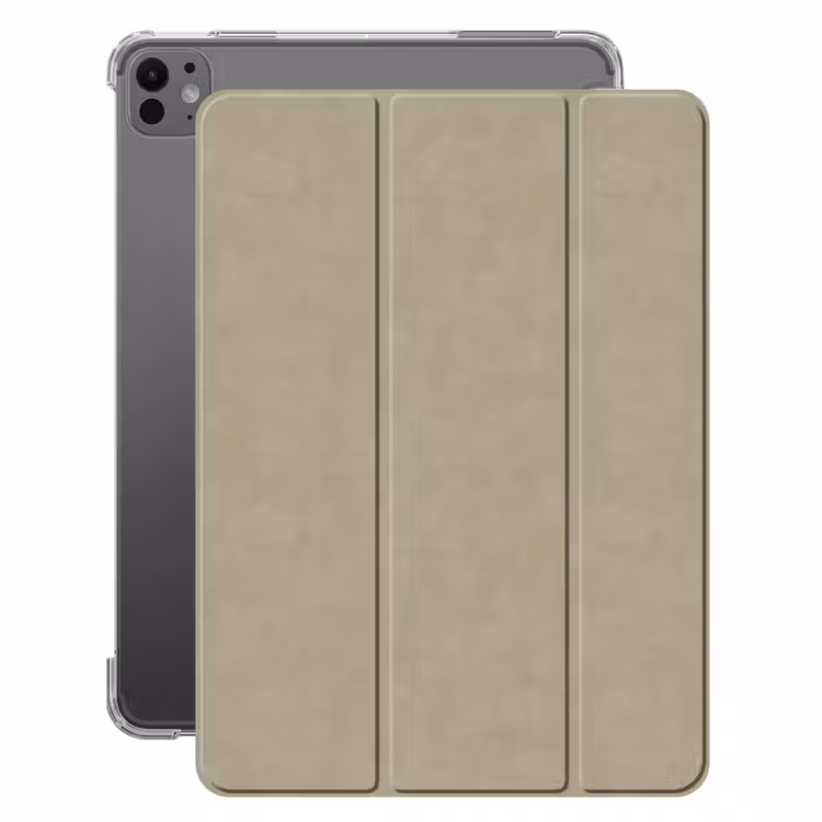 iPad-Hülle - Farbe Taupe - Wolkige Textur - Natürlich — 1
