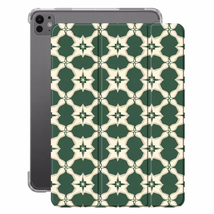 iPad-Hülle - Fliese - Klassisch - Grün — 1