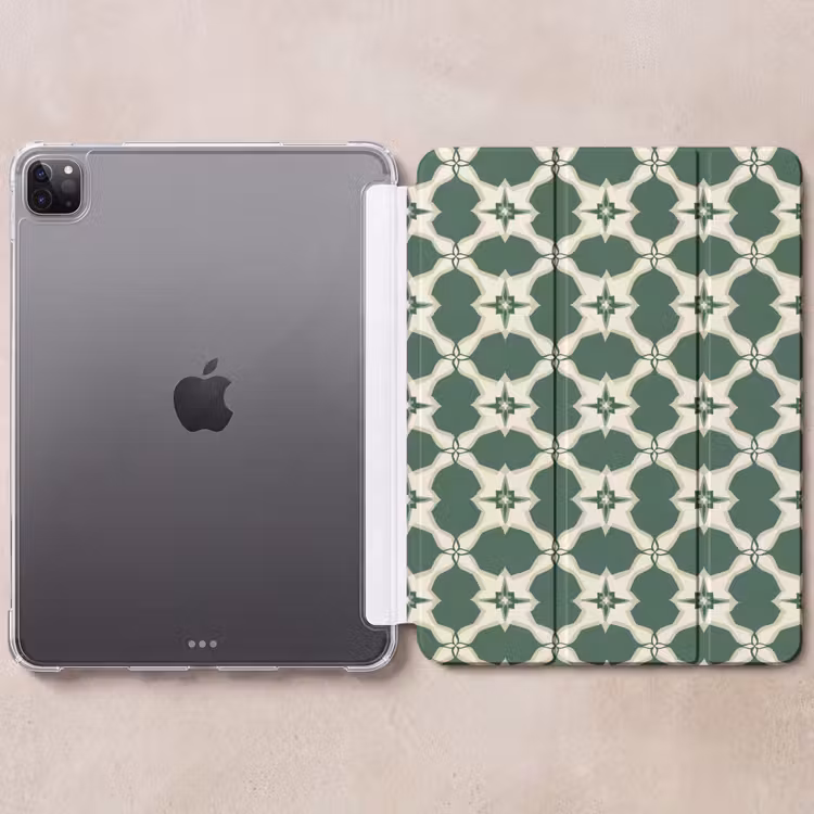 iPad-Hülle - Fliese - Klassisch - Grün — 6
