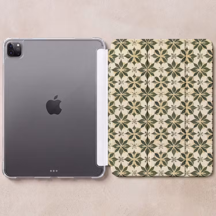 iPad-Hülle - Fliese - Muster - Grün — 6