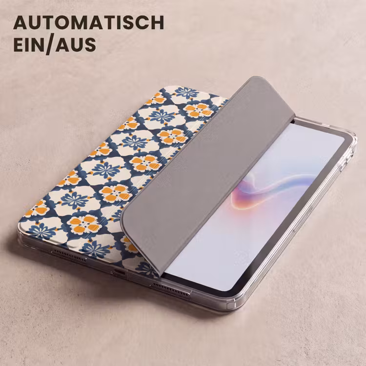 iPad-Hülle - Klassisch - Geometrisch - Blau — 5