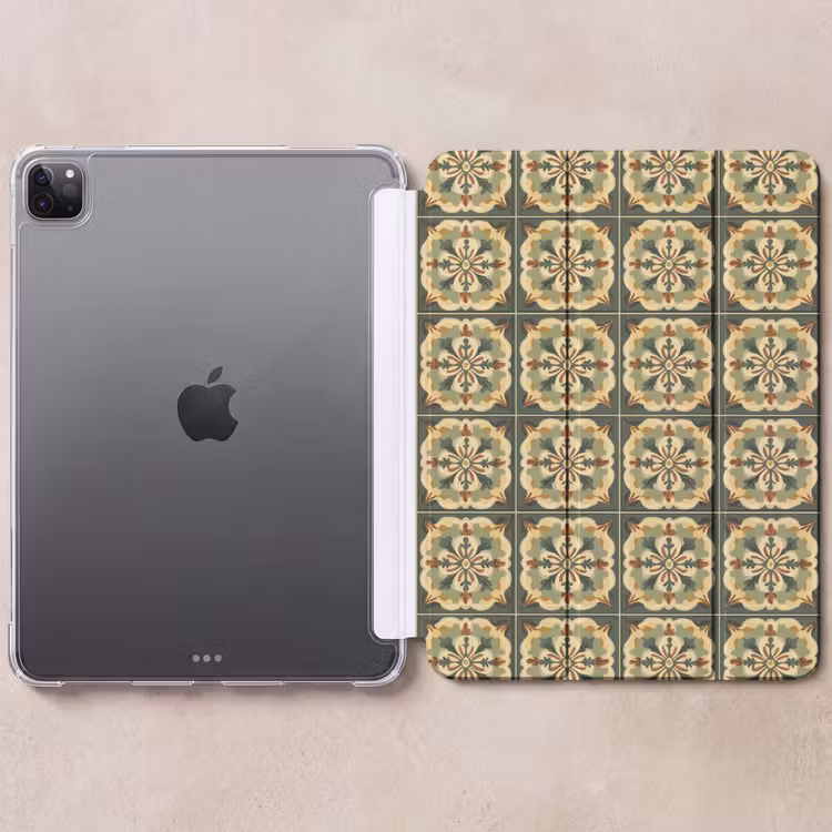 iPad-Hülle - Ornament - Muster - Grün — 6