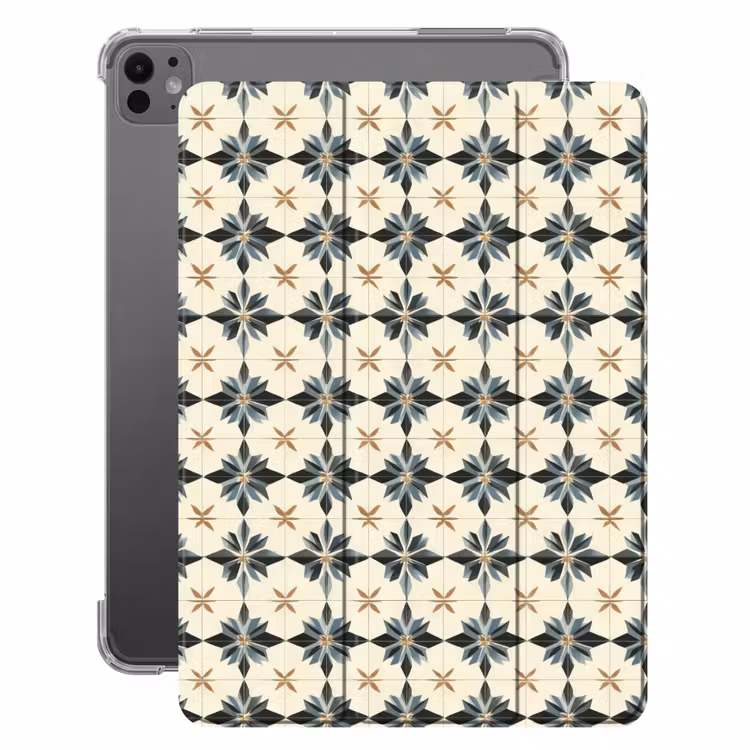 iPad-Hülle - Ornamental - Ornament - Blau — 1