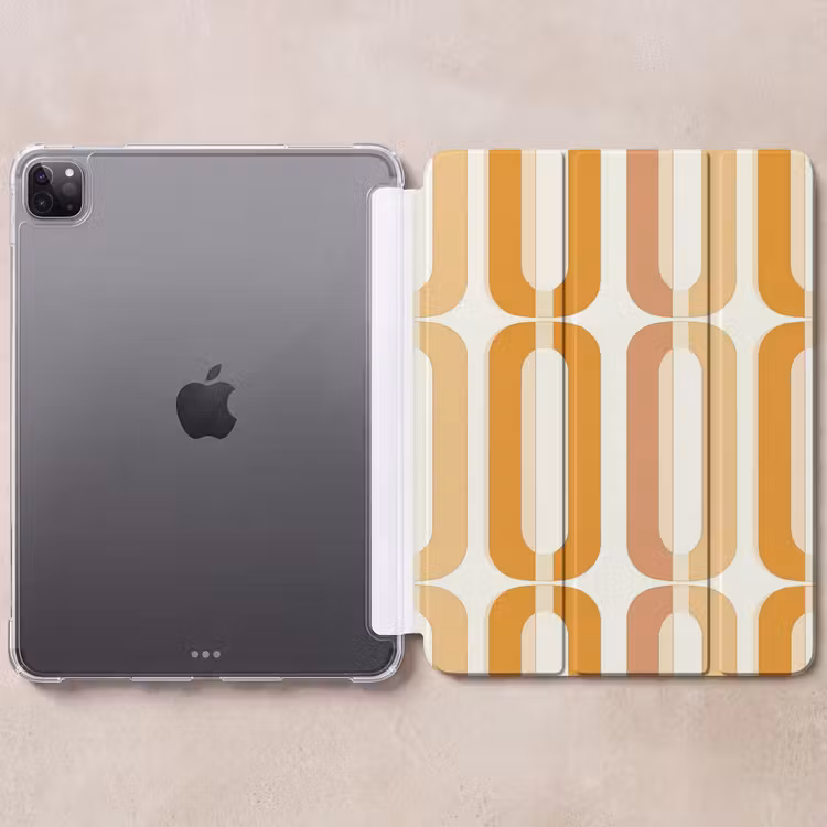 iPad-Hülle - U-förmig - Retro - Orange — 6