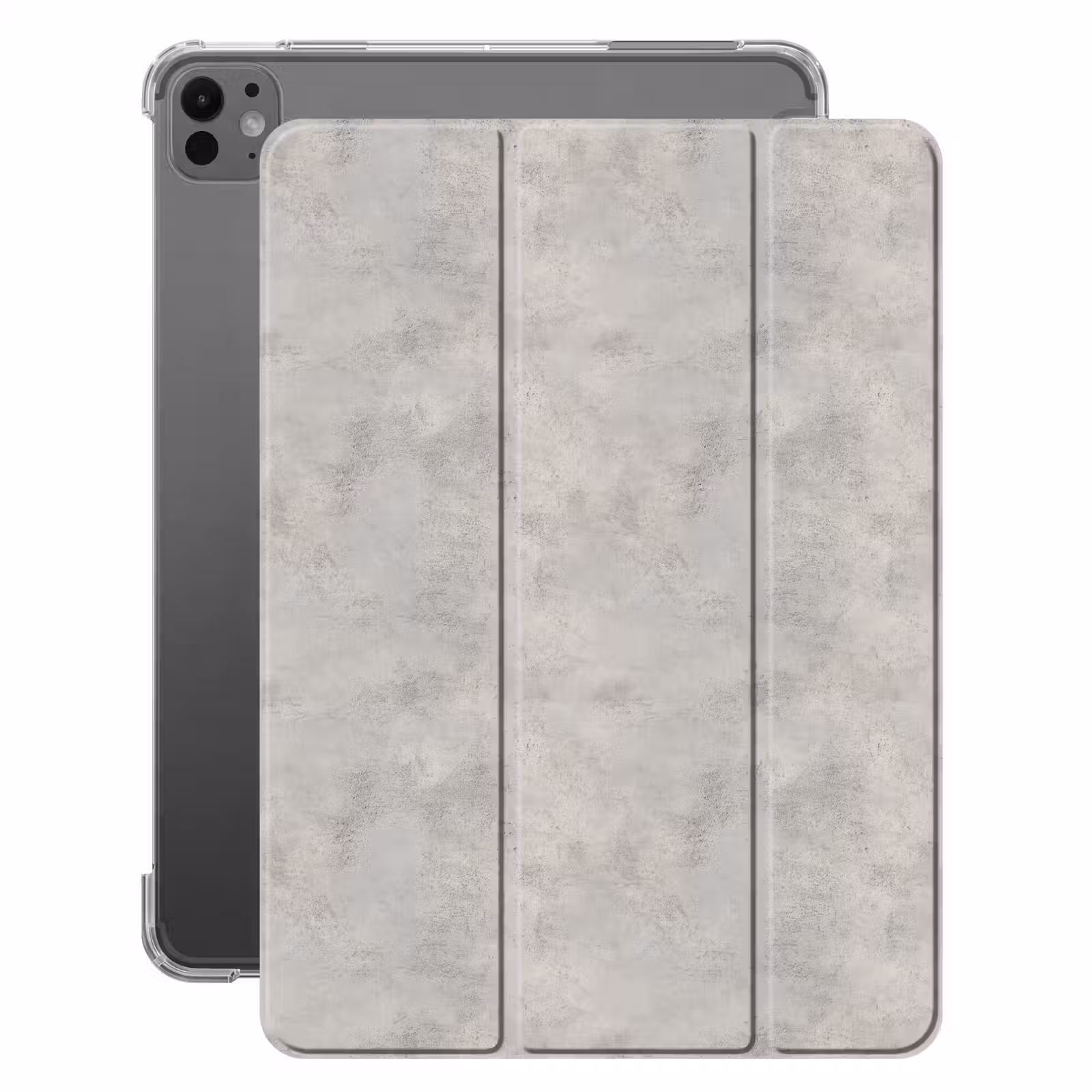 iPad-Hülle - Grau - Beton - Industriell — 1