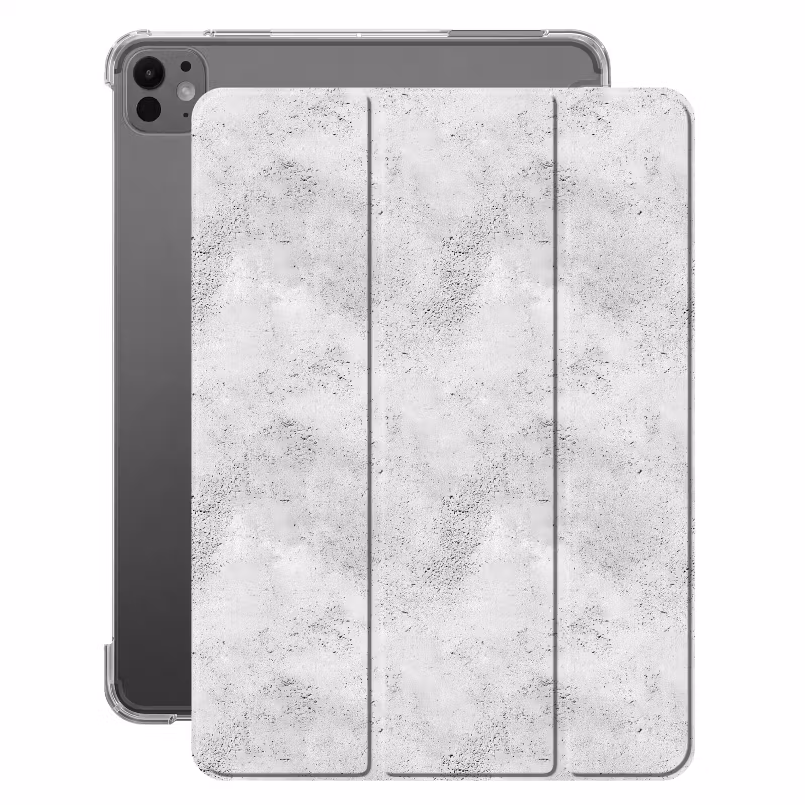 iPad-Hülle - Hellgrau - Grob - Dezent — 1