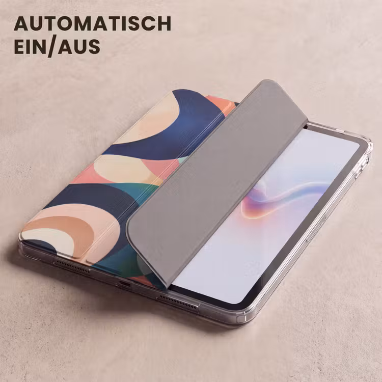 iPad-Hülle - Abstrakt - Blau - Rosa — 5