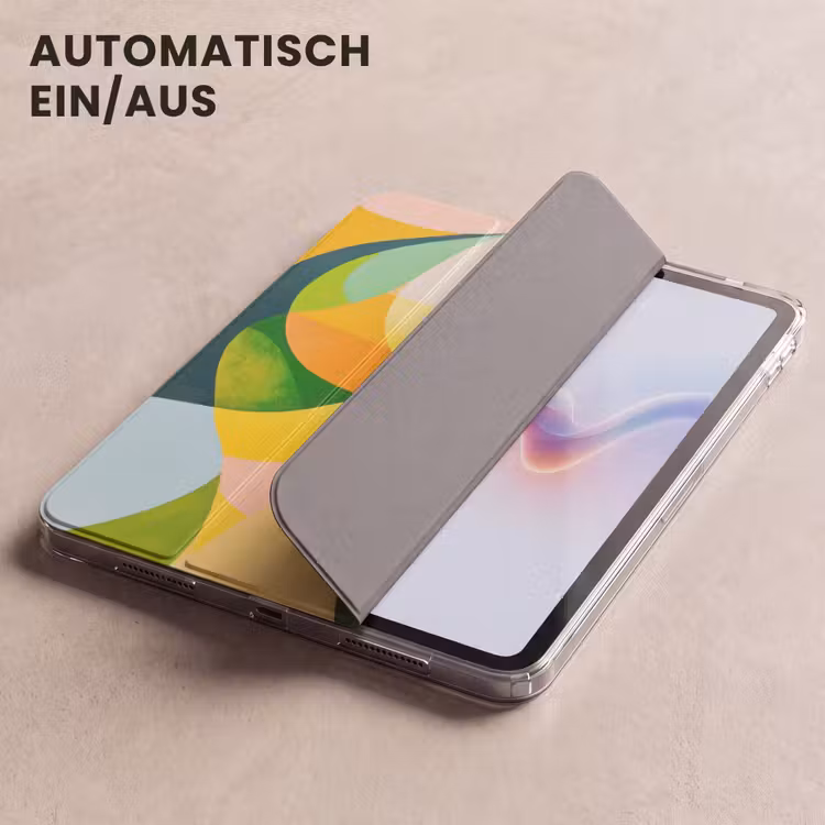 iPad-Hülle - Abstrakt - Gelb - Rosa - Grün — 5