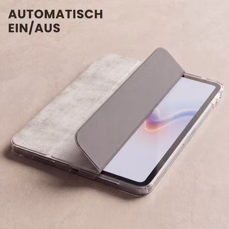 iPad-Hülle - Grau - Beton - Verwittert — 5