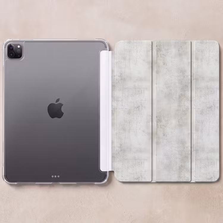 iPad-Hülle - Grau - Beton - Verwittert — 6