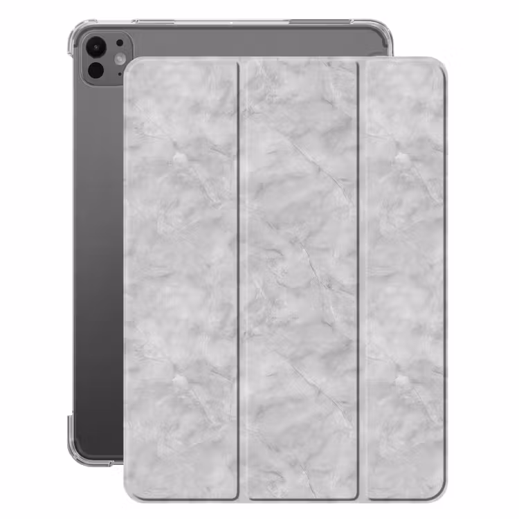 iPad-Hülle - Grau - Marmor - Matt — 1