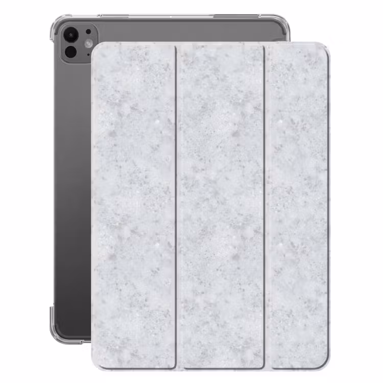 iPad-Hülle - Grau - Terrazzo-Effekt - Beton — 1
